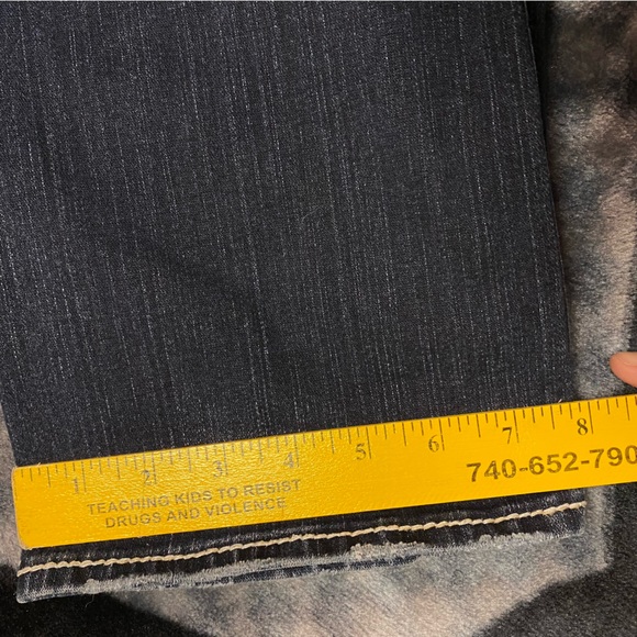 Silver Suki Jeans Womens 29Wx31L Western Glove Works Blue Dark Wash Denim Preppy - Picture 9 of 10